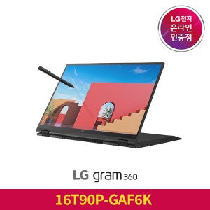 LG전자 온라인 인증점 노트북랜드21, LG 그램360 2022 16T90P-GAF6K  16인치 터치 디스플레이 태블릿 노트북